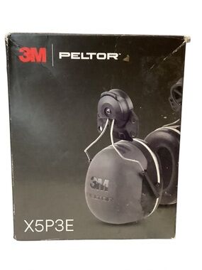 3M PELTOR X5P3E Hard Hat Hearing Protection Earmuffs NRR 31 dB Open Box